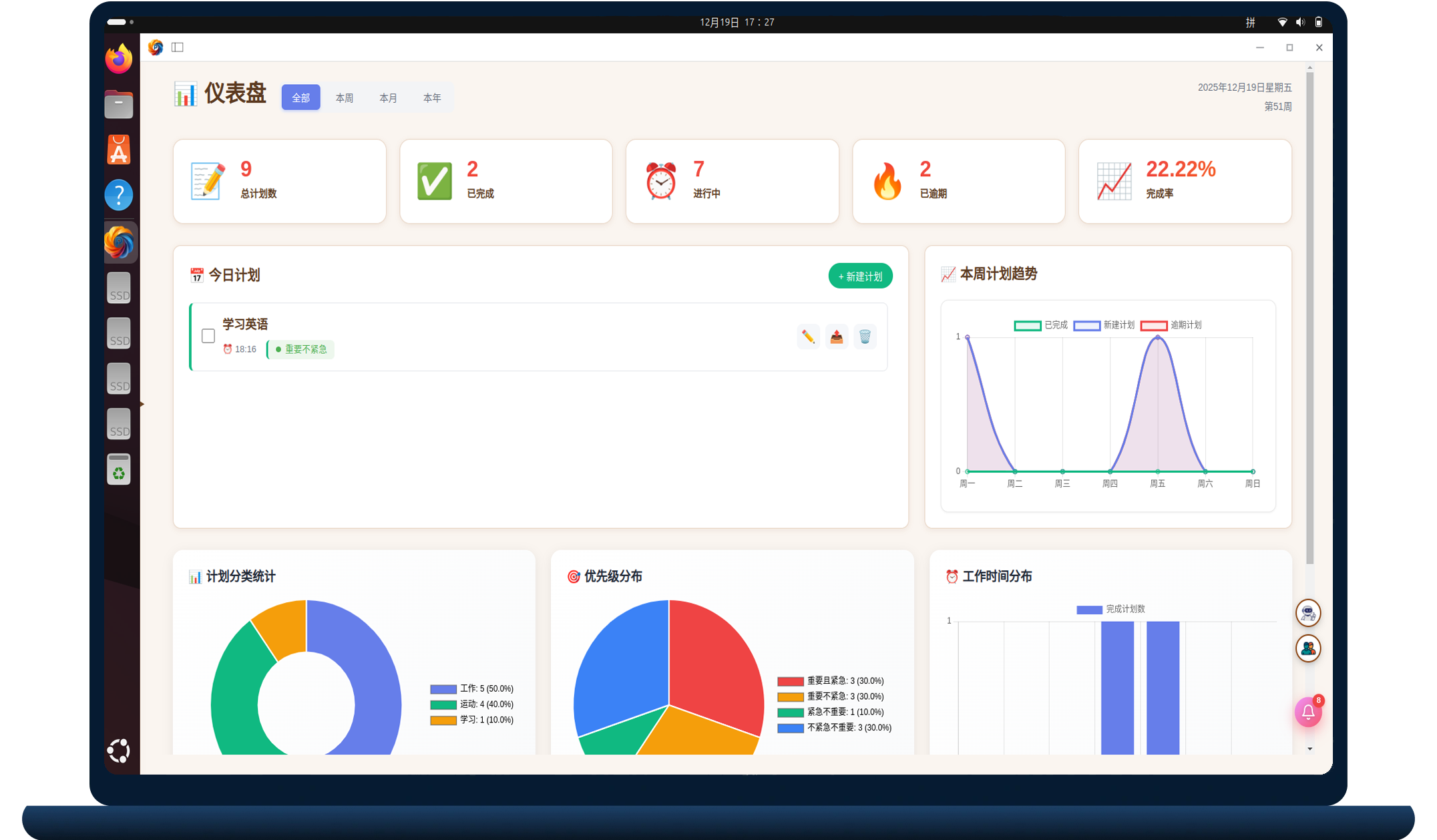 Linux Device Screenshot